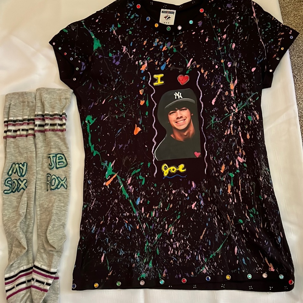 Jonas Brothers girls shirt and socks